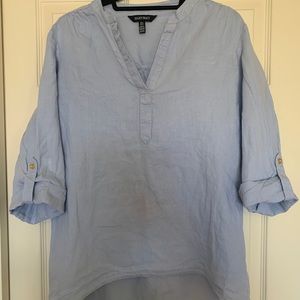 Light blue blouse
